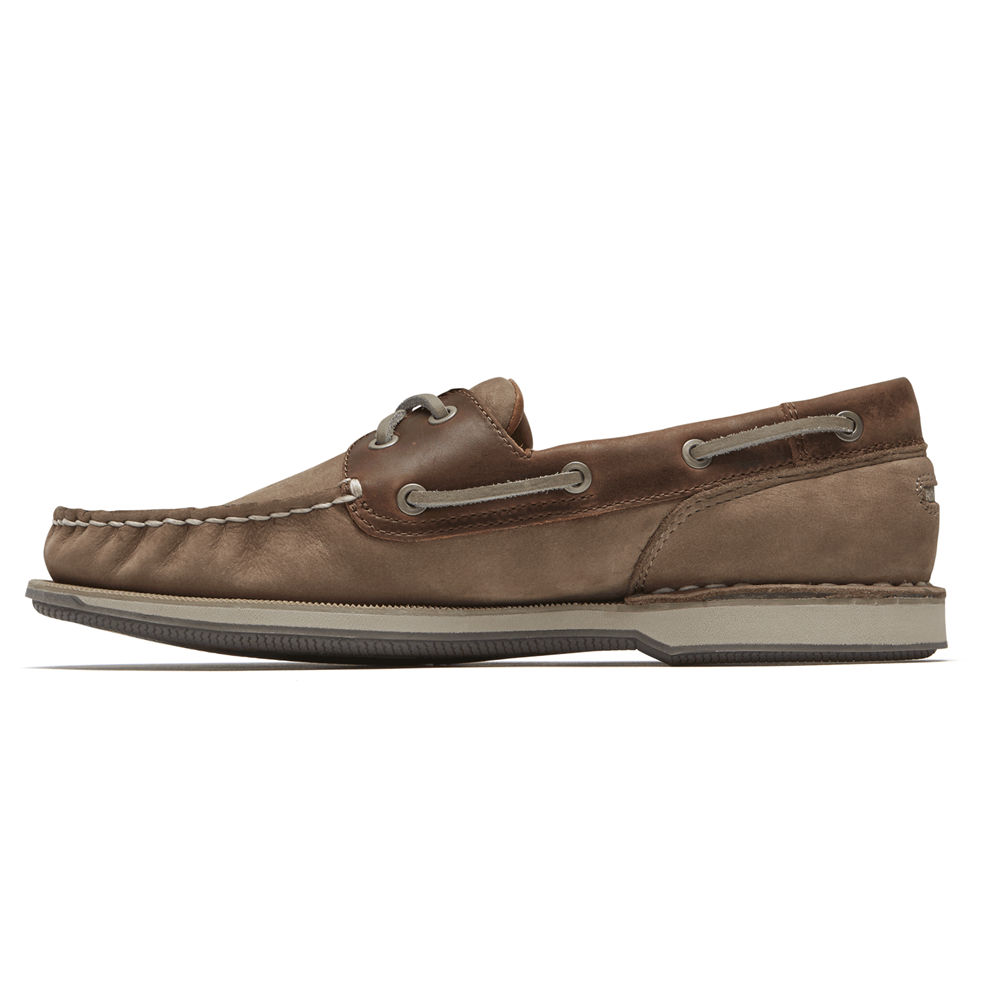 Rockport Bootsschuhe Herren Grau - Perth - RJBXDN961